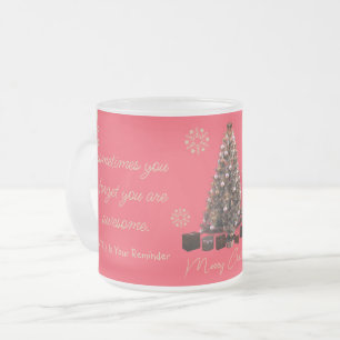 Trendy Sie sind Phantastisch frohe Weihnachten Mattglastasse