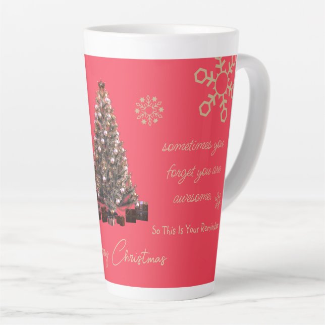 Trendy Sie sind Phantastisch frohe Weihnachten Milchtasse (Rechte Ecke)