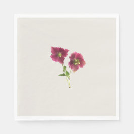 Trendy Simple Floral Napkins Serviette