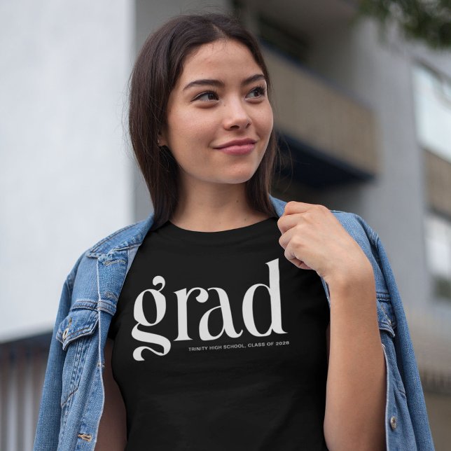 Trendy Simple Grad Abschluss T-Shirt (Von Creator hochgeladen)