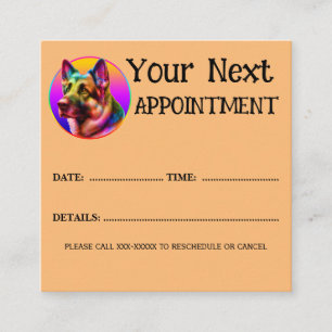 Trendy Simple Pet Veterinarian Clinic Terminkarte