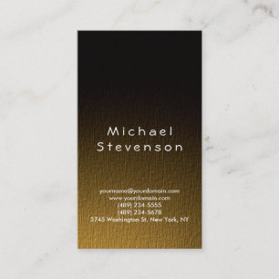 Trendy Simple Schlicht Business Card Visitenkarte