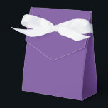 Trendy Simple Template Solid Color Lila Vintag Geschenkschachtel<br><div class="desc">Benutzerdefinierte Elegant Simple Template Vintag Lila Solid Color Gevor Box.</div>