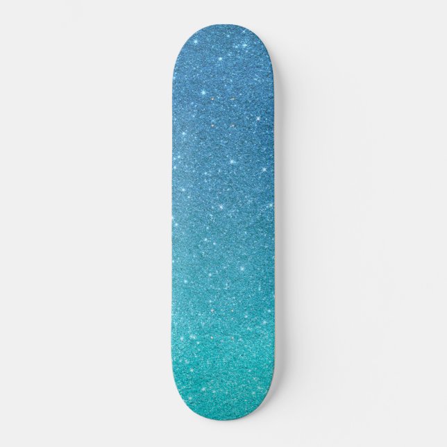 trendy skateboard with glitter glitter (Vorderseite)