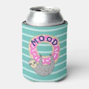 Trendy Sloth & Pink Iced Donut Dosenkühler