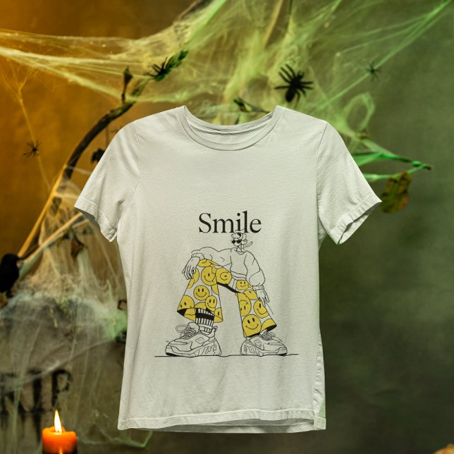 Trendy Smile Face Streetwear T - Shirt (Von Creator hochgeladen)