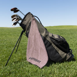 Trendy Snakeskin Golfhandtuch
