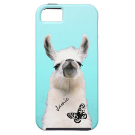 Trendy Snooty Lama Butterfly Ihr Name oder Zitat iPhone 16 Pro Hülle