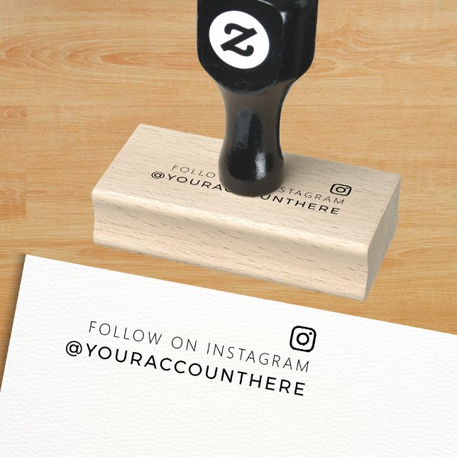 Trendy Social Media Business Beruflich Gummistempel (Von Creator hochgeladen)