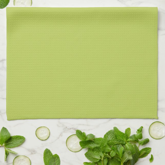 Trendy Soft Chartreuse Kitchen Towel Geschirrtuch (Gefaltet)