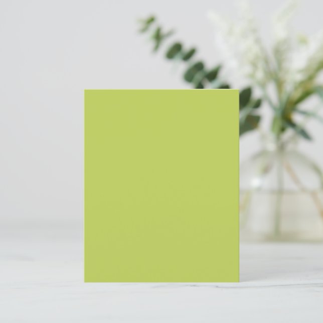 Trendy Soft Chartreuse Paper Sheets (Stehend Vorderseite)