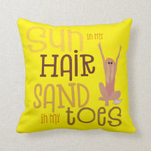 Trendy Sonne in meinem Haar Sand in meinen Zehen Z