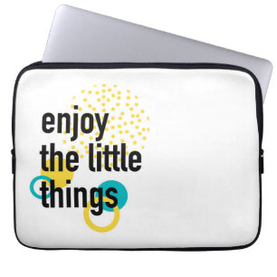 Trendy Spaß glückliches Design Genießen Sie die kl Laptopschutzhülle