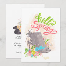 Trendy Spring Floral Shoe Birthday