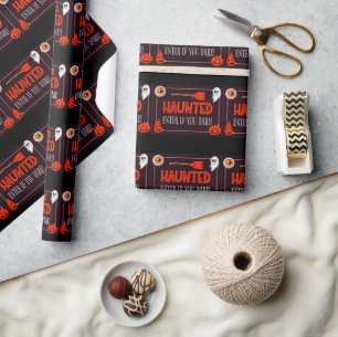Trendy Spuk Halloween-Preisgeschenk Geschenkpapier