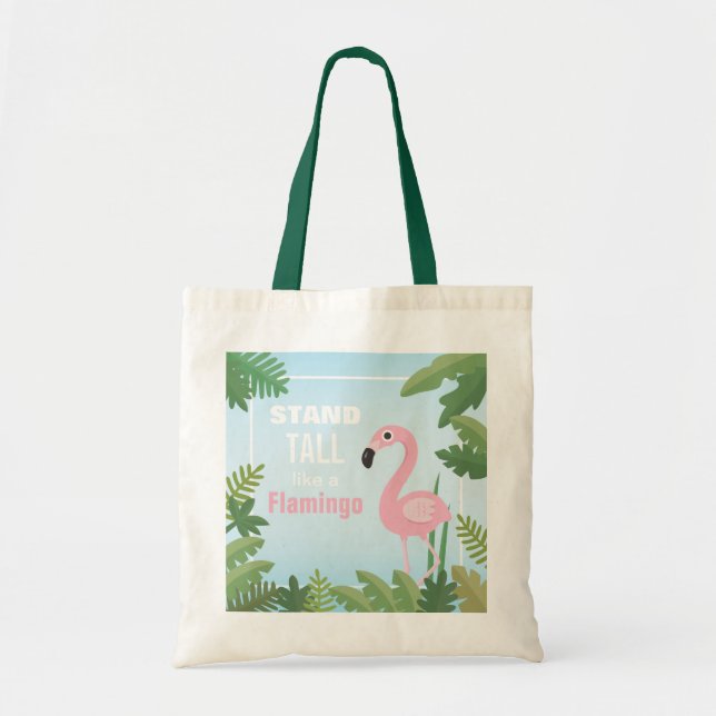 Trendy Stand hoch wie eine Flamingo-Taschen-Tasche Tragetasche (Vorne)