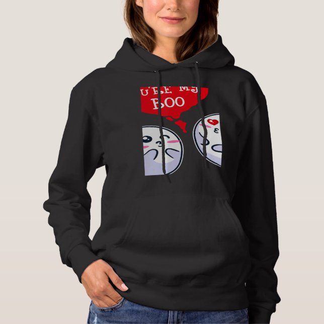 Trendy Statement Valentine's Day Couple Heart Roma Hoodie (Vorderseite)