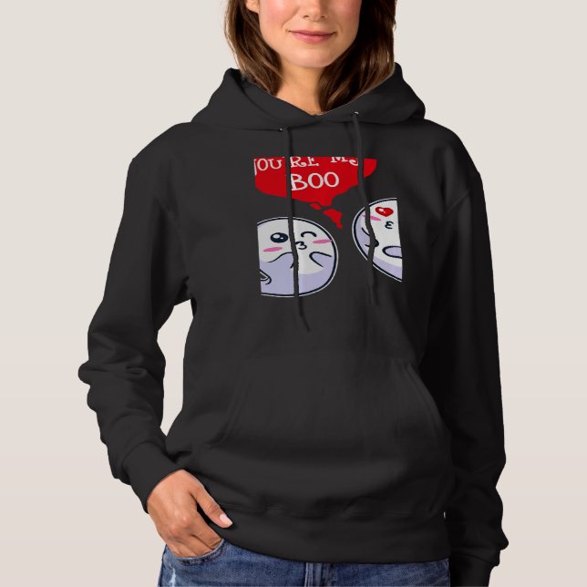 Trendy Statement Valentine's Day Couple Heart Roma Hoodie (Vorderseite)