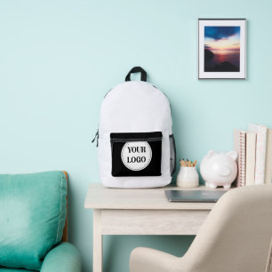 Trendy stilvoll und elegant mit Markenzeichen Bedruckter Rucksack
