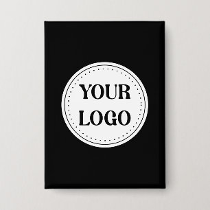 Trendy stilvoll und elegant mit Markenzeichen Button