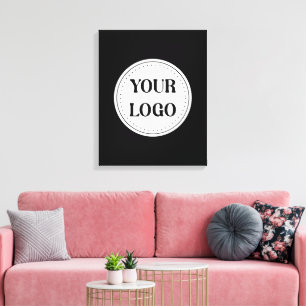 Trendy stilvoll und elegant mit Markenzeichen Leinwanddruck