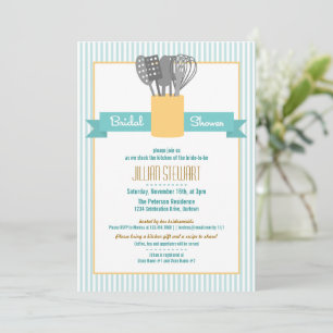 Trendy Stock the Kitchen Bridal Dusche Einladungen