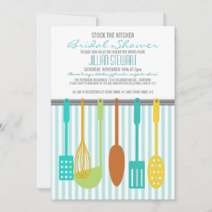 Trendy Stock the Kitchen Bridal Dusche Einladungen