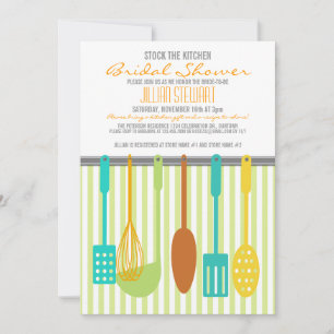Trendy Stock the Kitchen Bridal Dusche Einladungen