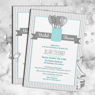 Trendy Stock the Kitchen Bridal Shower Invitations