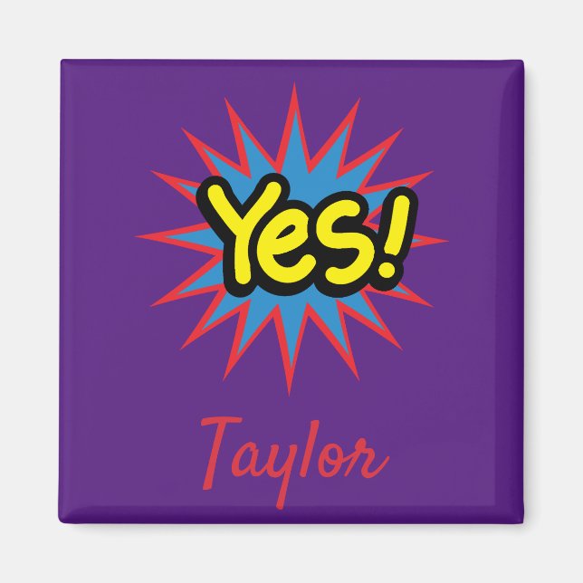 Trendy Street Art Magnet (Vorne)