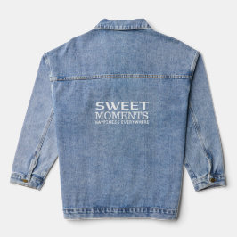 Trendy Street Style Jeansjacke