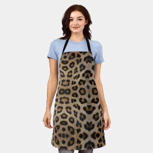 Trendy stylische Leopardenpelzmuster Schürze