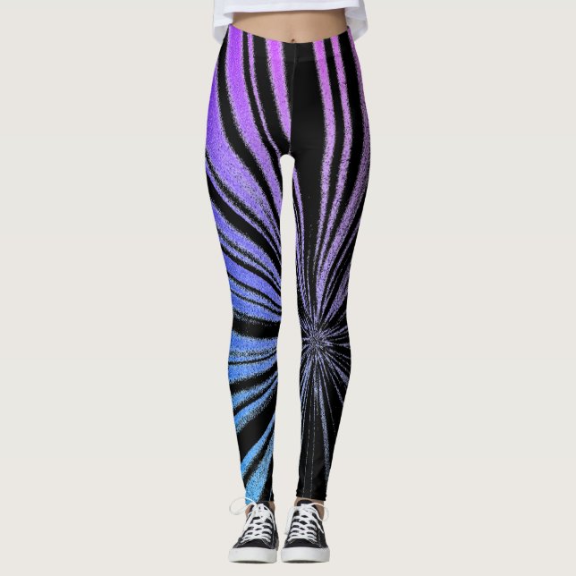 Trendy Stylish Astral Leinwand Miami Style Legging Leggings (Vorderseite)
