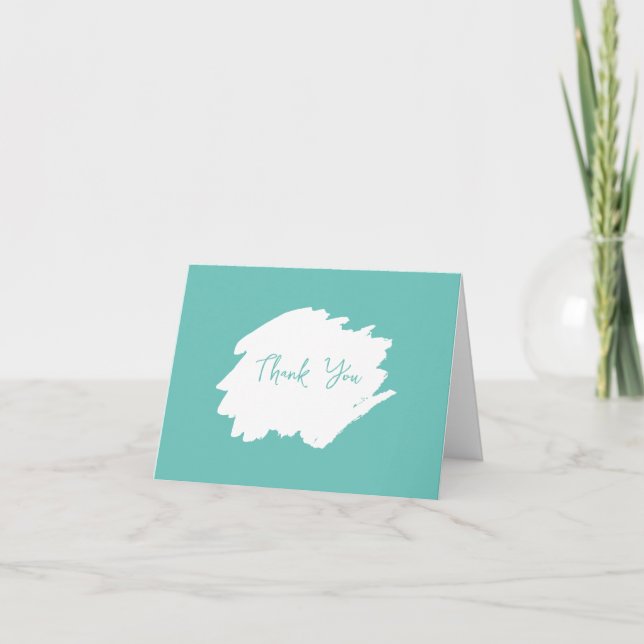 Trendy Stylish Danke Cards (Vorderseite)