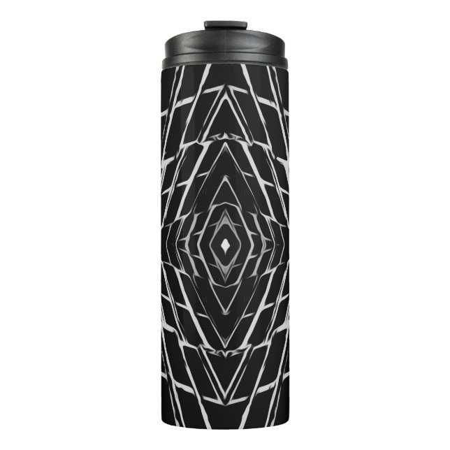 Trendy Stylish einzigartig Design Thermosbecher (Vorderseite)