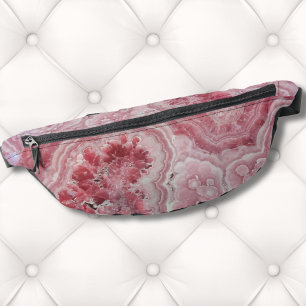 Trendy Stylish Marble Agate Pink Bauchtasche