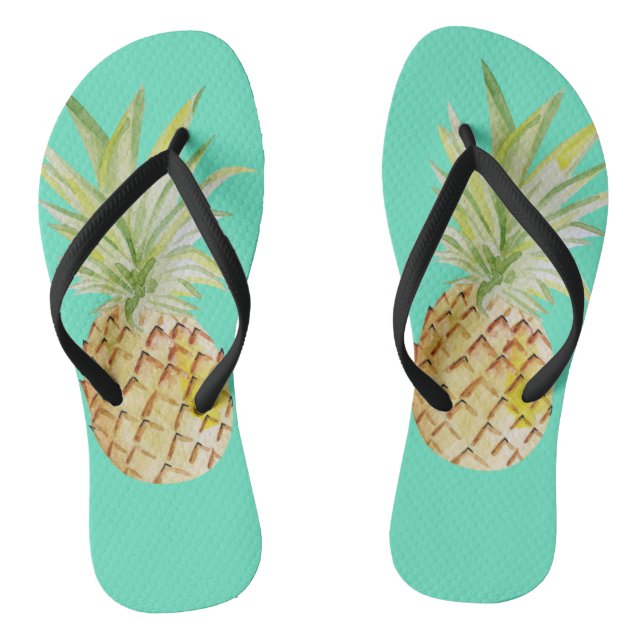 Trendy Summer Pineapass Flip Flops (Fußbett)
