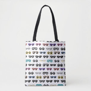 Trendy Sunglasses Pattern Tote Bag - Modisch Tasche