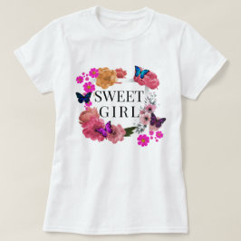 Trendy Sweet Girl T - Shirt