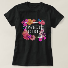 Trendy Sweet Girl T - Shirt