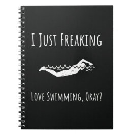 Trendy Swim Team Gifts Swimmer Swimming Sports Notizblock