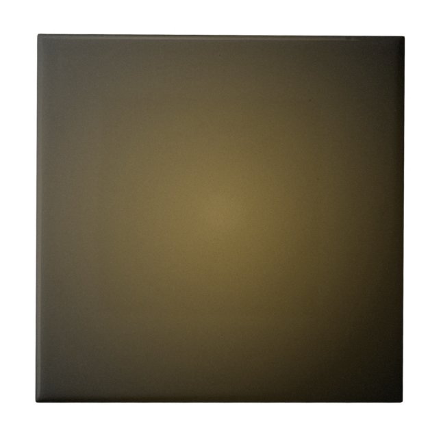 Trendy Tan und Black Grainy Vignette Fliese (Vorderseite)