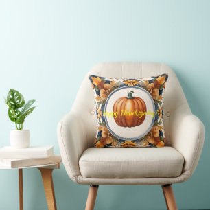 Trendy Thanksgiving Pumpkin Autumn Collection Kissen