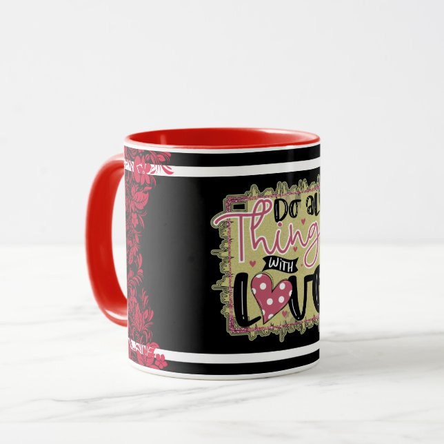 Trendy Things Liebe Valentinstag Tasse (Vorderseite Links)