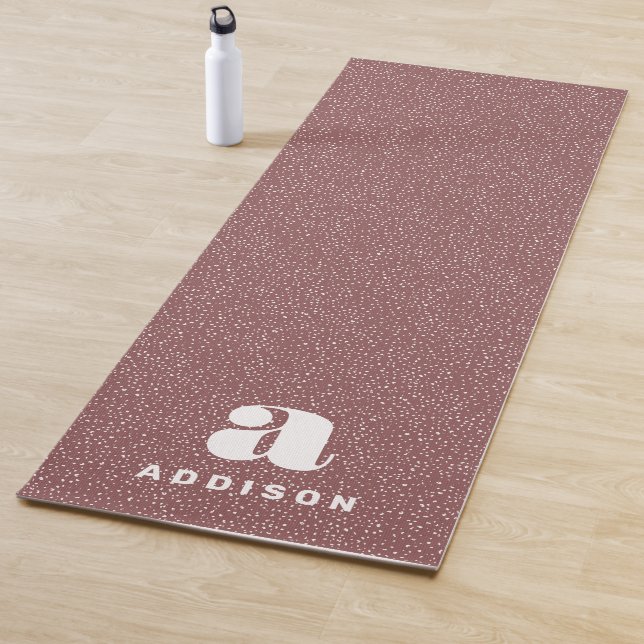 Trendy Tierprint personalisiert Yogamatte (Beispiel)