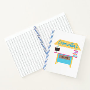 Trendy Tiki Bar Party Notizbuch