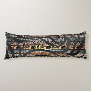 Trendy Tribal African Pattern Zebra Print Seitenschläferkissen