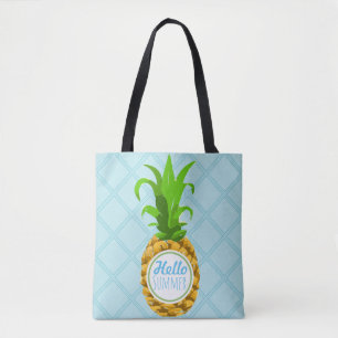Trendy Tropical Pineapse Hallo Sommer Tasche