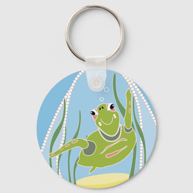 Trendy Turtle Schlüsselanhänger (Vorderseite)