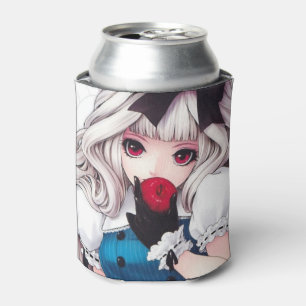 Trendy u. cooles Anime-Mädchen w/Personalization Dosenkühler
